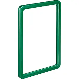 Рамка пластиковая А5 зеленая (10 штук в упаковке, артикул производителя 102005-07)