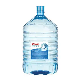 Бутилированная питьевая вода Комус Аква 19 л (одноразовая бутыль)