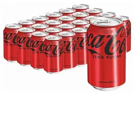 Напиток Coca-Cola Zero газ. ж/б, 0,33лх24шт/уп