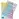 Папка-уголок Attache Selection Rainbow А4 пластиковая 180 мкм цвет ассорти (3 штуки в упаковке) Фото 1