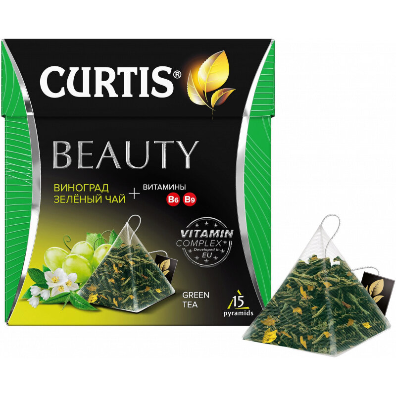 Чай 15 пакетиков. Чай Кертис зеленый в пирамидках. Чай зеленый в пирамидках Curtis. Зелёный чай пирамиды Кертисе.