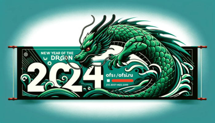 Поздравляем с 2024-м годом Зеленого Дракона!