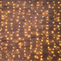 Гирлянда светодиодная Neon-Night Дождь бахрома теплый белый свет 96 светодиодов (1.5x1 м)