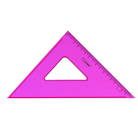 Треугольник пластиковый 45х16 см, "Neon Crystal", тонированный, прозрачный, неоновый, ассорти, ТК57 фото Треугольник пластиковый 45х16 см, "Neon Crystal", тонированный, прозрачный, неоновый, ассорти, ТК57