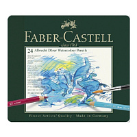 Карандаши цветные акварельные Faber-Castell Albrecht Durer 24 цвета шестигранные