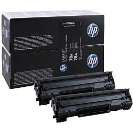 Картридж лазерный HP 78A CE278AF черный оригинальный (двойная упаковка)