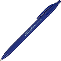 Ручка шариковая автоматическая Beifa KB139400 синяя корпус soft touch (толщина линии 0.5 мм)