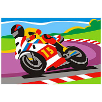 Картина по номерам Lori Спортивный мотоцикл