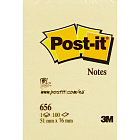 Стикеры Post-it Original 51x76 мм пастельные желтые (1 блок, 100 листов) Фото 0