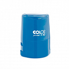 Оснастка для печати круглая Colop Printer R40 40 мм с крышкой цвет голубой Фото 1