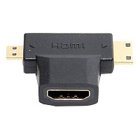 Переходник 5bites HDMI - mini HDMI + micro HDMI (HH1805FM-T)