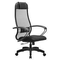 Кресло для руководителя Metta 11 черное (сетка/ткань, пластик)