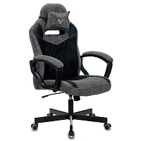 Кресло игровое Viking 6 Knight темно-серое/черное (искусственная кожа/ткань, металл)