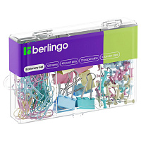 Набор мелкоофисных принадлежностей Berlingo, 120 предметов, ассорти пастель, пластиковая упаковка