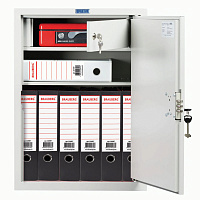 Шкаф металлический для документов AIKO "SL-65Т" светло-серый, 630х460х340 мм, 17 кг
