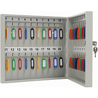 Шкаф для ключей Aiko Key-40 серый на 40 ключей (серый, 355х59х300 мм)