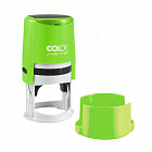 Оснастка для печати круглая Colop Printer R40 Neon 40 мм с крышкой зеленая Фото 0
