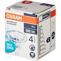 Лампа галогенная Osram 50 Вт GU5.3 спот 2800 К теплый белый свет (4050300272795)