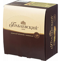 Шоколад порционный Бабаевский темный 54.7% с шоколадной начинкой (20 штук по 50 г)