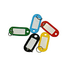 Бирки для ключей пластиковые ассорти (10 штук в упаковке) Фото 0