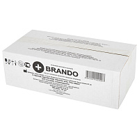 Шприц 3-х компонентный BRANDO, 10 мл, КОМПЛЕКТ 100 шт., игла 0,7х38 - 22G