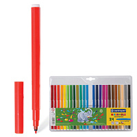 Фломастеры Centropen "Washable", 24цв., смываемые, блистер фото Фломастеры Centropen "Washable", 24цв., смываемые, блистер