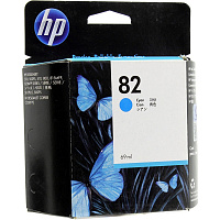 Картридж струйный HP 82 C4911A голубой оригинальный