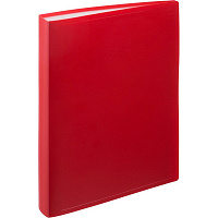 Папка файловая на 100 файлов Attache A4 35 мм красная (толщина обложки 0.6 мм)