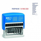 Датер мини Colop S120/WD (12 бухгалтерских терминов, 3.8 мм)