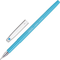 Ручка гелевая неавтоматическая одноразовая Attache Laguna синяя (толщина линии 0.5 мм)