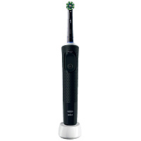 Зубная щетка электрическая ORAL-B (Орал-би) Vitality Pro, ЧЕРНАЯ, 1 насадка, 80367641