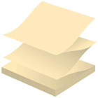 Стикеры Z-сложения Attache 76х76 мм пастельные желтые для диспенсера (1 блок, 100 листов) Фото 1