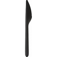 Нож одноразовый черный 178.5 мм 50 штук в упаковке (4031)