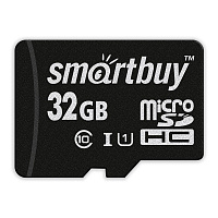 Карта памяти 32 ГБ microSDHC Smartbuy SB32GBSDCL10-01LE Class 10