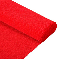 Бумага гофрированная красная в рулоне 50х250 см