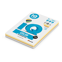 Бумага цветная для печати IQ Color 5 цветов медиум RB03 (А4, 80 г/кв.м, 250 листов)