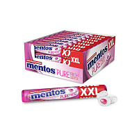 Жевательная резинка Mentos Pure Fresh Тутти-Фрутти XXL (24 штуки по 23.3 г)