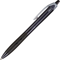 Ручка шариковая автоматическая Pilot BPRG-10R-F Rex Grip черная (толщина линии 0.32 мм)