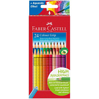 Карандаши цветные Faber-Castell Grip 24 цвета трехгранные