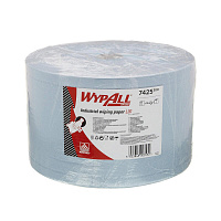 Нетканый протирочный материал Kimberly-Clark WypAll L30 7425 голубая (750 листов в рулоне)