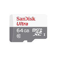 Карта памяти 64 ГБ microSDXC SanDisk Ultra Class 10 UHS-I (SDSQUNR-064G-GN3MN)