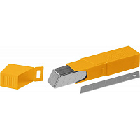 Лезвия сменные для строительных ножей Olfa OL-LB-50B сегментированные 18 мм (50 штук в упаковке)