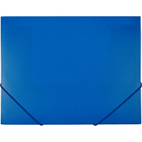 Папка на резинках Attache А4 30 мм пластиковая до 200 листов синяя (толщина обложки 0.6 мм)