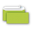 Конверт цветной Packpost E65 90 г/кв.м зеленый стрип (50 штук в упаковке) Фото 0