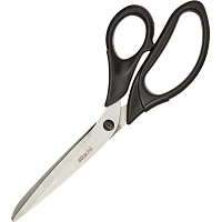 Ножницы 230 мм Attache Profi с пластиковыми анатомическими ручками черного цвета