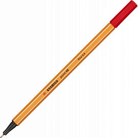 Линер Stabilo Point 88/40 красный (толщина линии 0.4 мм)