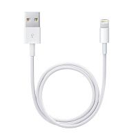 Кабель Apple Lightning - USB Cable (0.5 m), бел, ME291ZM/A