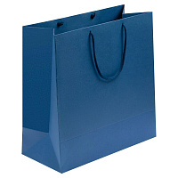 Пакет подарочный бумажный Porta (35x35x16 см, синий)