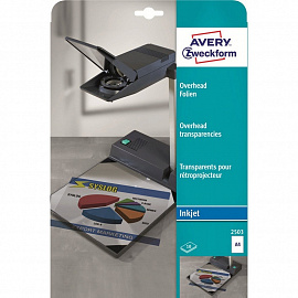 Пленка для проекторов Avery Zweckform AZ2503 прозрачная А4 10 листов