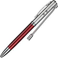 Указка лазерная светодиодный и красный луч (радиус действия 200 м, ручка, стилус, детектор купюр, фонарик)
